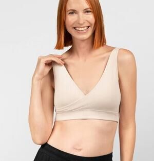 Kindred Bravely Adjustable Crossover Nursing Bra Med Busty New with Small Flaw